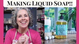 How to Make Hot Process Liquid Soap | Start to Finish Tutorial