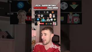 SUPPORTING MAN UNITED THIS WEEK IS THE WORST 🫩