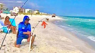 Unforgettable! Ultralight Surf Fishing: Is This For Real? Crazy Catch!