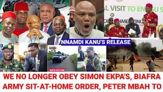 Biafra Army Actions In Enugu State As Peter Mbah Tells Tinubu, Forget Nnamdi Kanu's Release