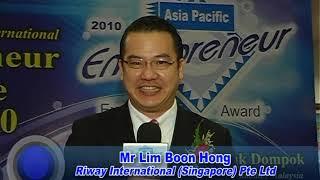 The 9th Asia Pacific International Entrepreneur Excellence Award 2010