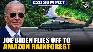 Joe Biden flies off to Amazon rainforest ahead of G20 Leader’s Summit in Rio De Janeiro