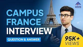 Campus France Interview Questions & Answers | Study In France | Edugo Abroad