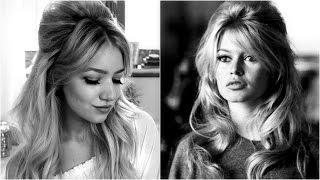 Brigitte Bardot Bouffant tutorial