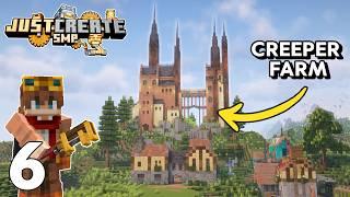 I Built a CASTLE for INFINITE GUNPOWDER in Minecraft Create Mod (#6)