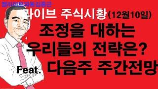엘리어트파동김중근의  주식시장 라이브(12월10일) 조정이 올 것을 몰랐던 것은 아니지 않나? 조정을 대하는 우리들의 자세 + 다음주 주간 전망