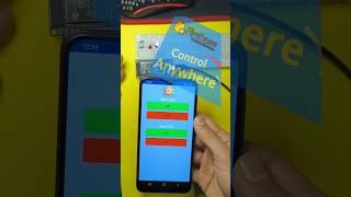 Control Devices Anywhere  with Google Firebase, MIT app inventor & ESP32  #diy #shorts
