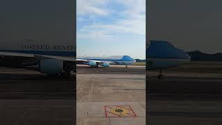 Air Force One Boeing B742B taxing out at Manaus Airport - SBEG/MAO Nov 17th, 2024