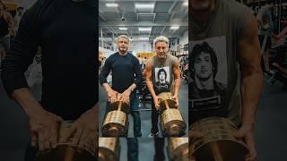 150 KG HANTLE z 18-karatowego złota #siłownia #kulturystyka #treningsiłowy