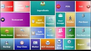 RESTAURANT ERP SOFTWARE DEMO 1
