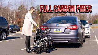 Updated 2025 Jazzy Carbon Fiber Electric Wheelchair