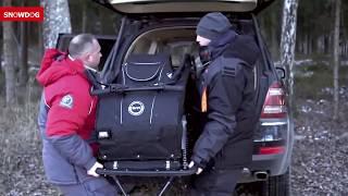 Loading/unloading Snowdog in the trunk of a car and SUV