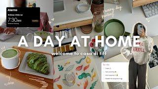 CASA DIARIES | spending a day at home painting, studying + my morning routine