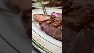 Making Peter Luger Steak House's legendary steak — ASMR version.  #ASMR #cooking #nyc