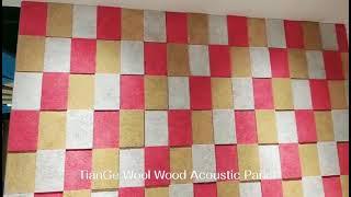 [TianGe Acoustic] Wood Wool Fibre Board Acoustic Panel