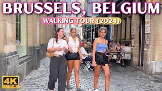 Brussels Walking Tour 2024  Capital of Europe [With Captions]