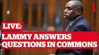 LIVE: David Lammy Answers Questions In The House Of Commons