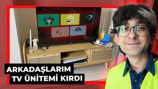 TELEVİZYON ÜNİTESİ KURARKEN ZORBALANIYORUM // Gizli Kamera Kaydı