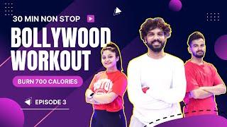 Bollywood Dance Workout | S01-E03 | 30 Min NonStop Bollywood Dance Workout |FITNESS DANCE With RAHUL