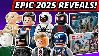 LEGO NEWS! 2025 Marvel! Spider-Verse! Batman! Superman! Harry Potter! MORE Ninjago City? $250 T-Rex?