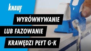 Strug do wykańczania krawędzi płyt gipsowo-kartonowych | Knauf