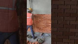 brick tile cladding fixing process