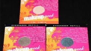 Makeup Geek Eyeshadow Starter Kit Review MUG haul #1