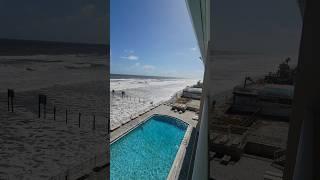 Daytona Beach High Tide  #shorts #daytona #beach #ocean #waves