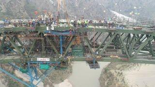 Railways complete the Arch closure of the iconic Chenab Bridge, World's highest railway bridge