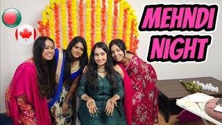 Henna Night Vlog  BENGALI WEDDING CEREMONY 