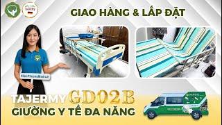  THIẾT BỊ Y TẾ ĐỨC PHƯƠNG HOÀN TẤT LẮP ĐẶT GIƯỜNG BỆNH NHÂN ĐA CHỨC NĂNG GD02B TẠI QUẬN 6 