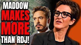 MSNBC MESS: Rachel Maddow PAID MORE Than Iron Man? | DUMP IT