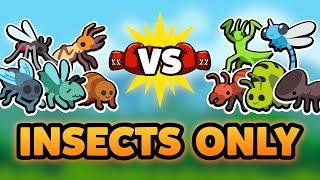 Super Auto Pets but we can only use INSECTS