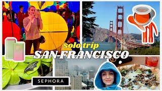 my solo trip to san francisco | alcatraz, whale watching, yayoi kusama, sephora haul, muir woods