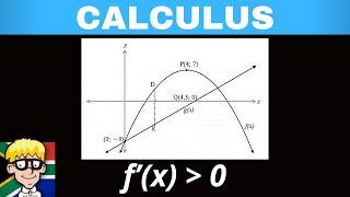 Calculus Grade 12: Where is the graph increasing?