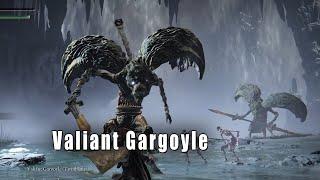 Elden Ring  Valiant Gargoyle Boss Fight