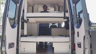 Upgrade Your Van Conversion with an Electric Drop Down Bedc | Euro Bed Lift