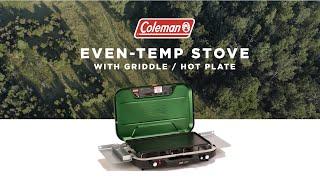 Coleman Eventemp Stove With Griddle