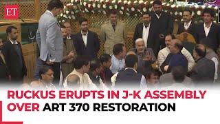 Ruckus erupts in J-K assembly over resolution on Article 370 restoration