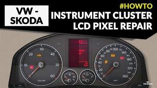 VW Golf V, Passat B6, Touran, Skoda Octavia II instrument clusters repair - highline MFD replacement