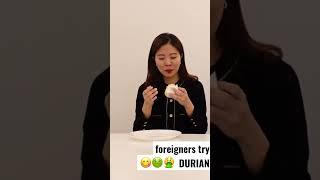 Foreigners Try Durian #shorts