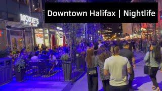 Walking on Argyle Street | Downtown Halifax | Nightlife