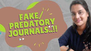 Identify fake journals in less than 2 minutes | predatory journals | fake websites