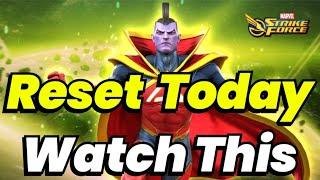 WATCH BEFORE RESET TODAY! GLADIATOR EVENT FINALLY! SHATTERED & CRUCIBLE | MARVEL Strike Force - MSF