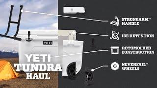 Toughest Cooler on Wheels I YETI Tundra Haul Wheeled Cooler