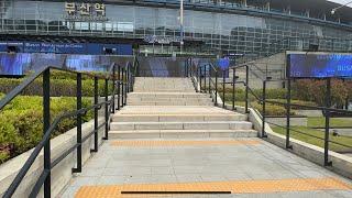 [부산 부산역] 부산역 외부 & 내부 둘러보기. [Busan Station] A tour of the outside and inside of Busan Station.