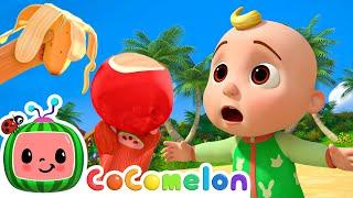Apples and Bananas LOOP | Eat Fruits | Fun Animal Friends | CoComelon Nursery Rhymes & Kids Songs