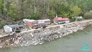 Green Mountain, NC Drone Aerial After Historic Hurricane Helene Flood | October15th 2024