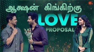 Hero Movie Team's Fun Proposal Scene on Stage! | Sivakarthikeyan | Arjun | Sun TV Show