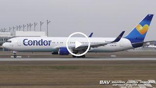 Boeing 767-300ER - Condor D-ABUC - takeoff at Munich Airport